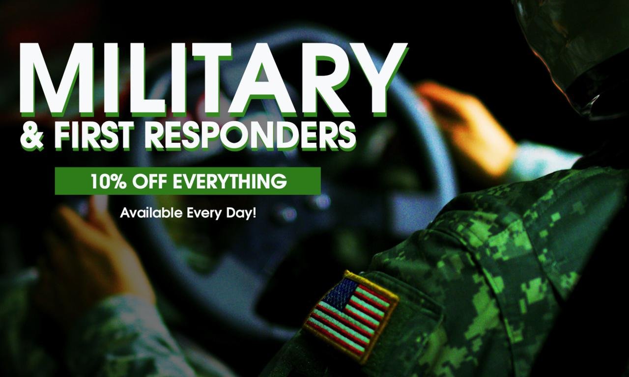 Thorne supplements military discount