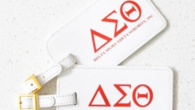 [Delta Air Lines Embroidered Luggage Tag] | Flight Attendant Shop