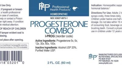 Amazon.com: Organic Farm Vitamins Progesterone 5000 - Body glandular ...